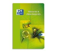 Oxford Cahier Travaux Pratiques Essential Piqûre 48 Pages Seyès + 48 Pages Unies 17 X 22 Cm. Couverture Carte Assortie
