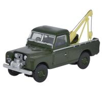 Oxford - Camion Miniature Land Rover Series II 76LAN2009 Tow Truck Bronze Vert Échelle 1:76