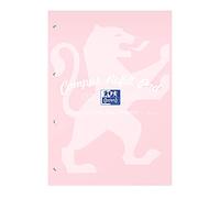 Oxford Campus Bloc-notes A4 ligné 140 pages reliées Couleur pastel