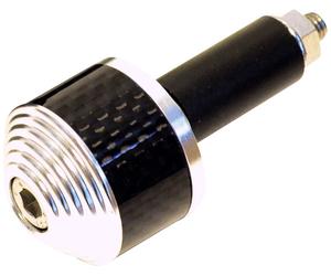 Oxford Carb-Ends 2 Barre poids fin, Argent, Taille unique