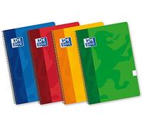 Oxford, Carnet A5 Grille 4x4, Couvertures Souples, 80 Feuilles, disponible en différentes couleurs, 1 unité