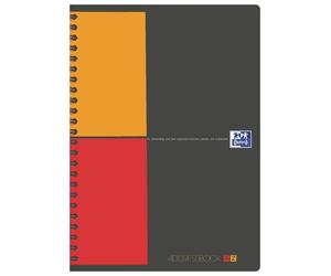Oxford Carnet d'adresses International A5 avec reliure à spirale double, 90 g/m², 72 feuilles/144 pages