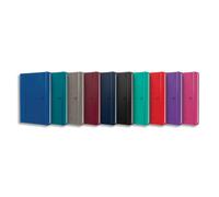 OXFORD Carnet SIGNATURE format A5 couverture rigide brochure 160 pages quadrillées 5x5. Coloris assortis