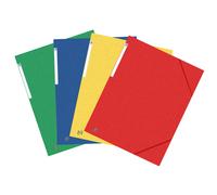 OXFORD Lot de 10 Chemises 3 Rabats Top File + A3 avec Elastique Couverture Carte Coloris Assortis