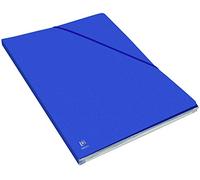 Oxford Chemise Eurofolio+ Alpina A4 Dos 15 mm avec élastique Couverture Carte Bleu