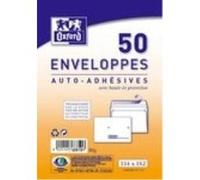 Oxford - chotel enveloppes précasées, dl, blanhes, 110 x 220 mm - pour le marché: f -poids: 80 g, adhésion avec bande siliconée, G