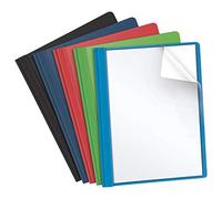 Oxford clair avant Report Covers avec dos en similicuir, 25 par boîte Transparent claire