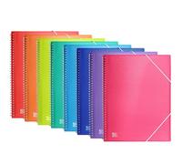 Oxford Classeur à anneaux A4 Urban avec 20 pochettes en plastique - Couleur aléatoire