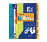 Oxford Classeur à Anneaux Europeanbinder Live & Go A4+