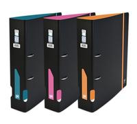 OXFORD Classeur à Levier For Students A4XL Dos 70mm 2 Anneaux Couverture Polypro Expansé Coloris Bicolores Assortis