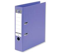 OXFORD Classeur à Levier Smart Pro+ A4XL Dos 80mm 2 Anneaux Couverture Polypro Rembordée Violet