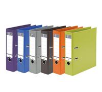 OXFORD Classeur à Levier Smart Pro+ A4XL Dos 80mm 2 Anneaux en D Couverture Polypro Rembordée Coloris Assortis