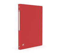 Elba memphis classeur à anneaux format a4 polypropylène découpé rouge 100202346 G
