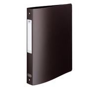 OXFORD Classeur Memphis 4 anneaux en polypropylène 10/10e. Dos 4cm, format A4+. Coloris Noir