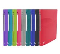 OXFORD Classeur Osmose A4 Dos 20mm 4 Anneaux Ronds Couverture Polypro Coloris Assortis