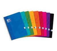 Oxford Cahier Essential Spiralé 100 Pages Seyès 21 X 29,7 Cm. Couverture Carte Assortis