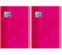 Oxford Classique Répertoire agrafé A4 96 pages petits carreaux 5 x 5 mm Couleurs Aléatoires (Lot de 2)