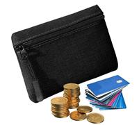 Oxford Cloth Coin Pouch - Organisateur Cosmétique, Étui pour Clé de Voiture Robuste | Petite Bourse Monnaie avec Poche Zippée, Portefeuille Compact élégant pour Hommes Femmes, Portable Pocket