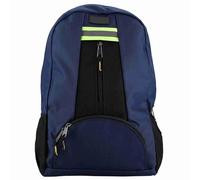 Oxford Cloth Tools Backpack Heavy Duty Wear Resistant Multi Pocket Storage Bag for Electrician Plumber Repairman Carpenter Cable Installer Blue Black 43 x 31 x 15cm (Blue)