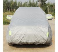 Oxford Clothing Anti-Dust Waterproof Waterproof Rust Retardant Fire Retardant Breathable Indoor Outdoor Full Car Cover Sun UV Snow Dust Resistant Protection SUV Car Cover with Warning Strips, Ties Veh