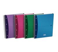 Oxford Collegeblock European Book/353002507 Carnet de notes A4+ quadrillé 90 g/m² Capacité 120 feuilles Couleur aléatoire