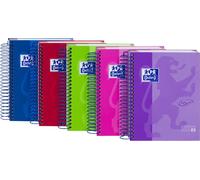 Oxford Collegeblock European Book Touch A6 quadrillé 120 feuilles couleur aléatoire1pc
