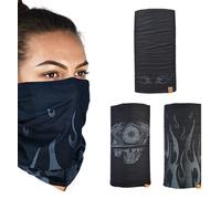 Oxford Comfy HD, couvre-chef multifonctionnel Taille unique Noir/Gris Noir/Gris