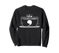 Oxford Comma Team Grammar Humour pour écrivains et Enseignants Sweatshirt