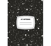 Oxford Composition Notebook, College Ruled Paper, Black Marble Covers, 120 Sheets, 1 Book