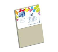 Oxford Correspondance Lot de 10 Enveloppes Format visite Gris Clair