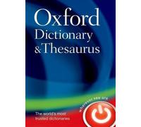 Oxford Dictionary and Thesaurus by Oxford Dictionaries [Hardback] NEUF