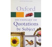 Oxford Dictionary of Quotations by Subject