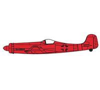 Oxford Die Cast 81AC096S Focke Wulf TA152-Stab/JG301 Wi
