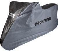 Oxford Dormex, couverture moto L Maße (siehe Skizze): A246 x B127 x C92 x D104 x E35 cm Noir/Gris Noir/Gris