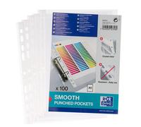 Oxford Elba A5 60 microns Standard Punched Pockets (Bag of 100), Clear, 40002567
