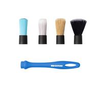 Oxford Ensemble de brosses de détail 4 en 1 | Têtes de Brosse interchangeables pour Nettoyer Voiture, Moto, vélo