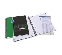 Oxford Etudiant Cahier Activebook Spiralé Couverture Polypropylene 160 Pages 5x5 24 X 29,7 Cm Avec Appli Sos Notes