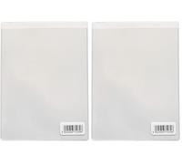 OXFORD Etui Multi-Usages A5 Couverture PVC Epaisseur 15/100ème Incolore (Lot de 2)