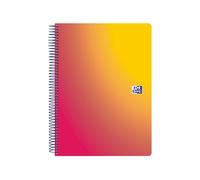 Oxford Europeanbook 5 Gradient Cahier A4+, quadrillé 5 x 5, 120 feuilles, couleur Sunset Glow