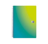 Oxford Europeanbook 5 Gradient Cahier A4+, quadrillé 5 x 5, 120 feuilles, Electric Lime