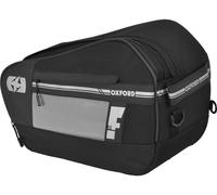 Oxford F1 55L Sac de selle de moto, noir/gris