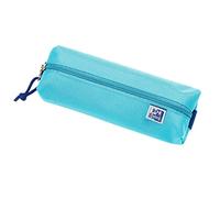 Oxford Trousse à crayons en polyester – résistante, rectangulaire, petite, aqua – 22 x 7 x 4 cm