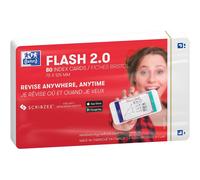 Oxford Fiches "Flash 2.0", 75 X 125 Mm, Uni, Blanc