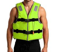 Oxford Foam Flotation Vest for Adults, Water Safety Jacket for Boating, Fishing, Rafting & Flood, Lightweight Float Life Vest for Beach & Outdoor Cruise