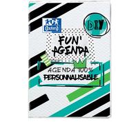 OXFORD FUN'AGENDA Agenda Scolaire Sept 2021 - Sept 2022 Format 12x18cm Journalier 352 Pages Couverture Personnalisable Décor D
