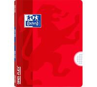 Oxford Hamelin Cahier A4 Agrafé Quadrillé 4x4 Couverture Plastique Openflex 48 Feuilles 1 Unité