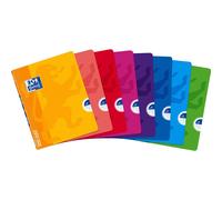 Oxford OpenFlex Lot de 10 Cahiers grapadas, couvercle en plastique, A5 +, Pauta 3,5 C/m