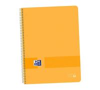 Oxford Hamelin Carnet A4 Avec Couverture En Plastique Grille 5x5 80 Feuilles Et 1 Bande De Couleur
