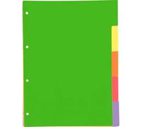 Oxford Hamelin Intercalaires A4 En Carton Pour Classement 5 Positions 5 Couleurs Vives