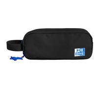 Oxford Trousse scolaire B-Smart – 3 compartiments – caoutchouc élastique recyclé RPET – Noir